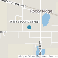 Map location of 14585 W 3Rd St, Rocky Ridge OH 43458