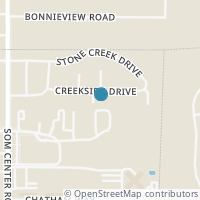 Map location of 420 Creekside Dr, Mayfield Hts OH 44143