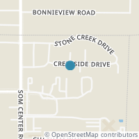 Map location of 408 Creekside Dr, Mayfield Hts OH 44143