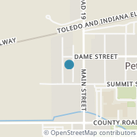 Map location of 252 German St, Pettisville OH 43553
