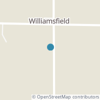 Map location of 8097 State Route 7, Williamsfield OH 44093