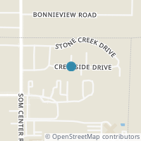 Map location of 406 Creekside Dr, Mayfield Hts OH 44143