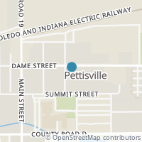 Map location of 282 Maple Ave, Pettisville OH 43553