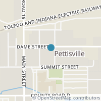 Map location of 292 Dame St, Pettisville OH 43553