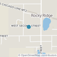 Map location of 14598 W 2Nd St, Rocky Ridge OH 43458