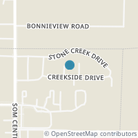 Map location of 409 Creekside Dr, Mayfield Hts OH 44143