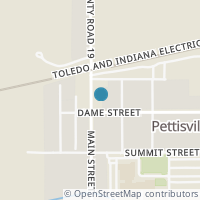 Map location of 332 Main St, Pettisville OH 43553
