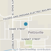 Map location of 351 Maple Ave, Pettisville OH 43553