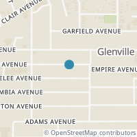 Map location of 9808 Empire Ave, Cleveland OH 44108