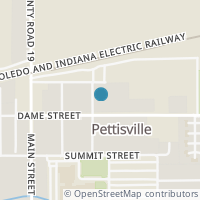 Map location of 352 Maple Ave, Pettisville OH 43553