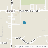 Map location of 59 S School St, Orwell OH 44076