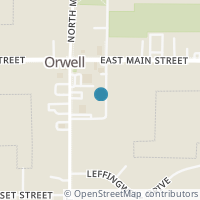 Map location of 52 S School St, Orwell OH 44076