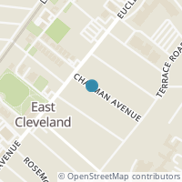 Map location of 1824 Chapman Ave, East Cleveland OH 44112