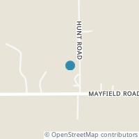 Map location of 12316 Hunt Rd, Huntsburg OH 44046