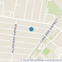 Map location of 14529 Strathmore Ave, East Cleveland OH 44112