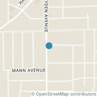 Map location of 1259 Hayden Ave, East Cleveland OH 44112