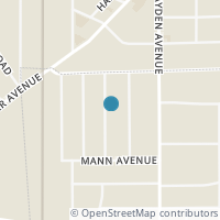 Map location of 1297 135Th St, East Cleveland OH 44112