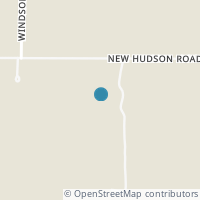 Map location of 4480 New Hudson Rd, Orwell OH 44076
