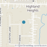 Map location of 601 Dewitt Dr, Highland Heights OH 44143