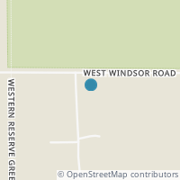 Map location of 2654 Windsor Rd, Orwell OH 44076