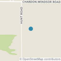 Map location of 11501 Hunt Rd, Huntsburg OH 44046