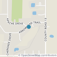 Map location of 1112 Arrowhead Trl, Wauseon OH 43567