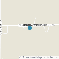 Map location of 15321 Chardon Windsor Rd, Huntsburg OH 44046