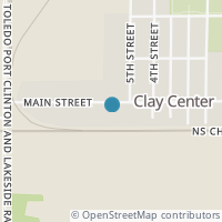 Map location of 545 Main St, Clay Center OH 43408