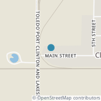 Map location of Main, Clay Center OH 43408
