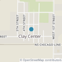 Map location of 245 Third St, Clay Center OH 43408