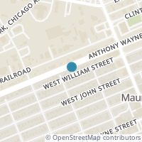 Map location of 229 W William St, Maumee OH 43537