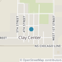 Map location of 255 Third St, Clay Center OH 43408