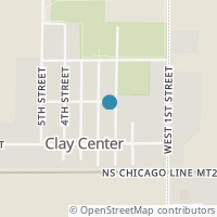 Map location of 280 Third St, Clay Center OH 43408