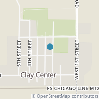 Map location of 320 Third St, Clay Center OH 43408