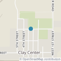 Map location of 385 Third St, Clay Center OH 43408