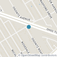 Map location of 1166 Ogontz Ave, Maumee OH 43537