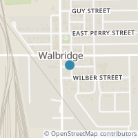 Map location of 111 S Main St, Walbridge OH 43465