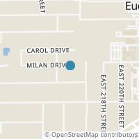 Map location of 21360 Milan Dr, Euclid OH 44119