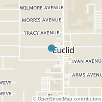 Map location of 22060 Nicholas Ave, Euclid OH 44123
