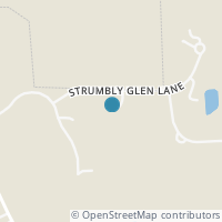 Map location of 7650 Strumbly Glen Rd, Waite Hill OH 44094