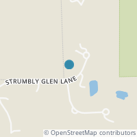 Map location of 7715 Strumbly Glen Rd, Waite Hill OH 44094