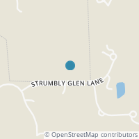Map location of 7655 Strumbly Glen Rd, Waite Hill OH 44094