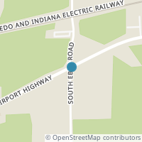 Map location of 10215 Airport Hwy, Swanton OH 43558