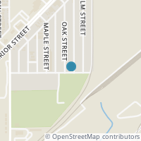 Map location of 205 Oak St, Rossford OH 43460