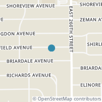 Map location of 25700 Drakefield Ave, Euclid OH 44132