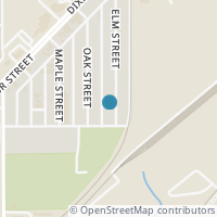 Map location of 232 Elm St, Rossford OH 43460