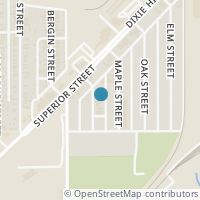 Map location of 125 Walnut St, Rossford OH 43460