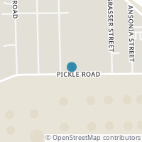 Map location of 2421 Pickle Rd, Oregon OH 43616