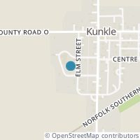 Map location of 203 W Brush St, Kunkle OH 43531