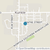 Map location of S Church St, Kunkle OH 43531
